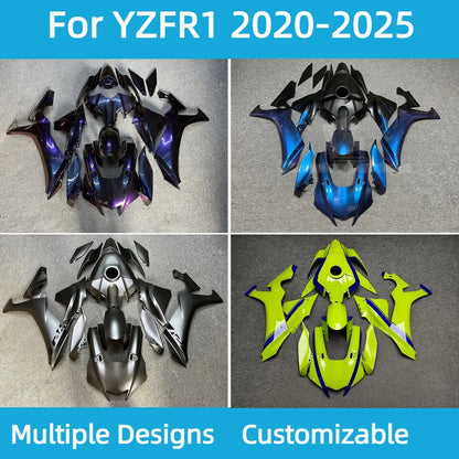 Motorcycle Bodywork Fairings for YAMAHA YZF R1 2020-2025 Free Custom Prime Aftermarket ABS Injection Fairing Kit YZFR1 20-25