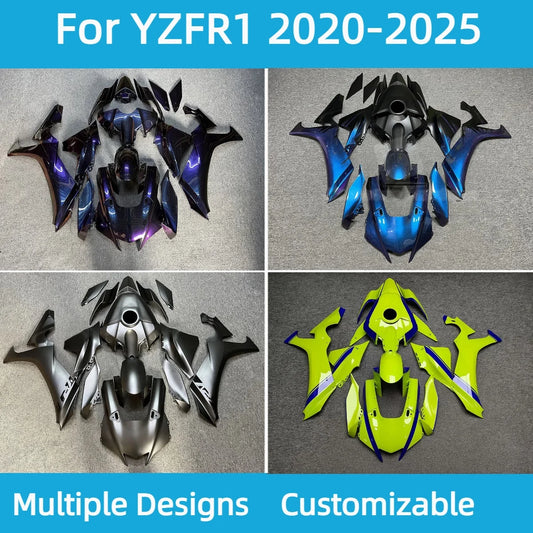 Motorcycle Bodywork Fairings for YAMAHA YZF R1 2020-2025 Free Custom Prime Aftermarket ABS Injection Fairing Kit YZFR1 20-25