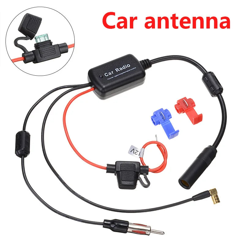 1080P TV Antenna For Global Digital 4K TV DVB-T2 Booster HDTV For RV outdoor Car antenna Indoor Smart TV EU Plug