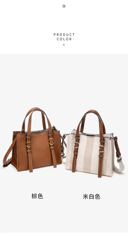 New Women small pu Leather Tote Bags Luxury Multifunctional Versatile Ladies Fashion Shoulder Crossbody Designer Handbag