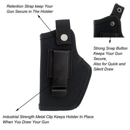 Universal Gun Holsters for Airsoft Pistols Right/Left IWB OWB 9mm Holsters for Concealed Carry Glock Gun Accessories