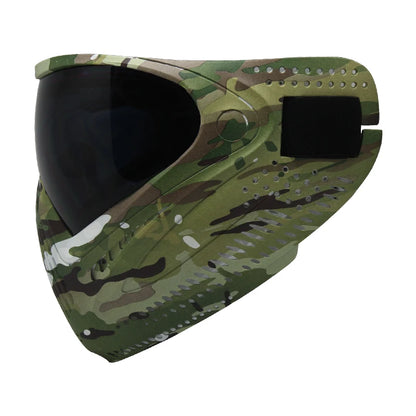 GREAT Lotus Camo Tactical PAINTBALL MASK Airsoft Mask with DYE I4 Thermal Lens