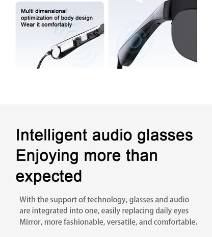 Lenovo 2026 New AI Smart Glasses: AI Translation, HD Hands-Free Calling, AI Chat Logging, Music Playback Type-C Smart Glasses