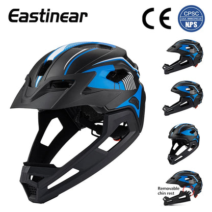 Eastinear High Quality Lightweight Children's Bicycle Helmet Full Face Removable Roller Skateboard Helmet Protects Head Safety