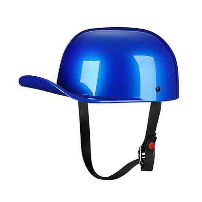 Retro Motorcycle Helmets DOT Approved Half Helmet Vintage Classic Fashion Cool Personality Capacete De Moto Helmet Men Women