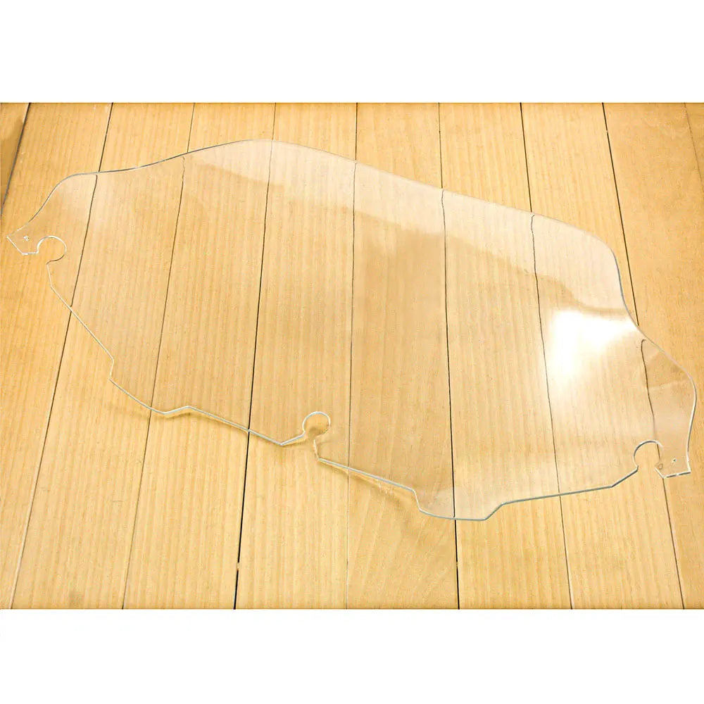 8" Motorcycle Wave Fairing Windshield Windscreen Cover For Harley Touring Electra Street Glide Ultra Classic FLHX FLHT 1996-2013