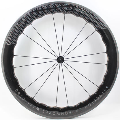 Newest 700C Road Bike UD Full Carbon Fibre wheelset Carbon Bicycle Wheelset clincher tubeless rims 65mm wave 25mm width V brake
