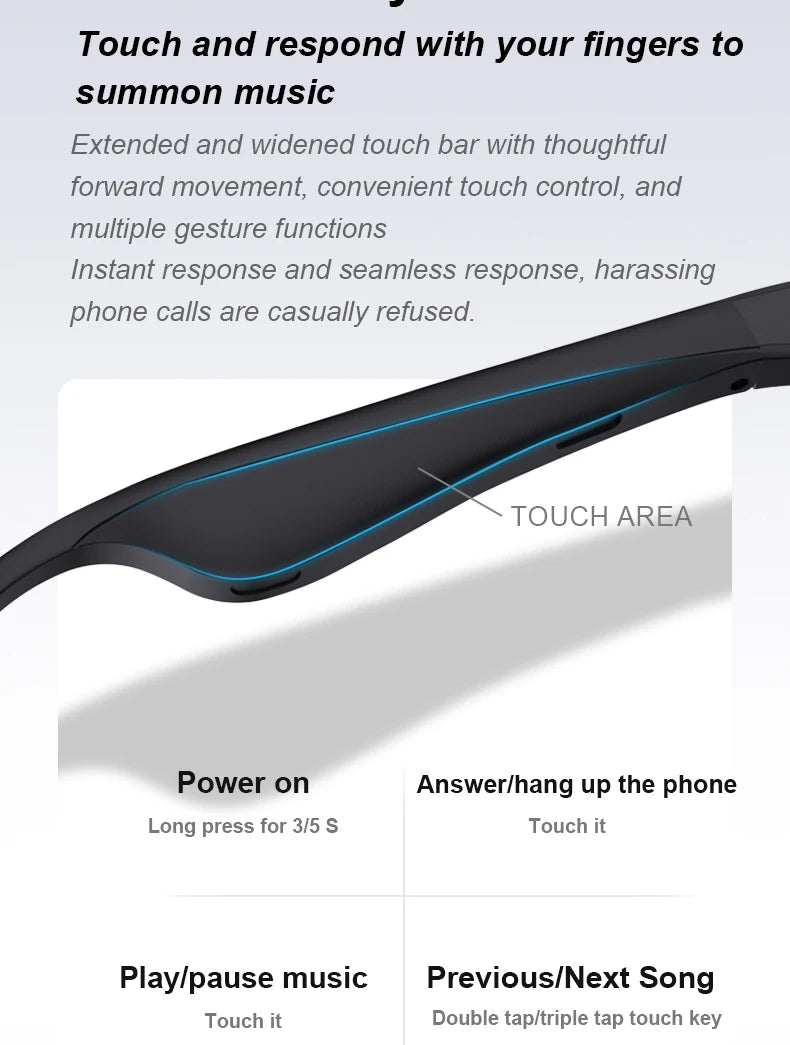 Lenovo 2026 New AI Smart Glasses: AI Translation, HD Hands-Free Calling, AI Chat Logging, Music Playback Type-C Smart Glasses