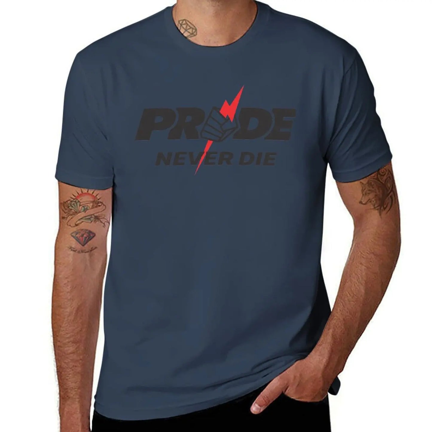 PRIDE NEVER DIE! T-Shirt anime stuff graphic tee shirt Man t-shirt summer shirt t shirts for men graphic