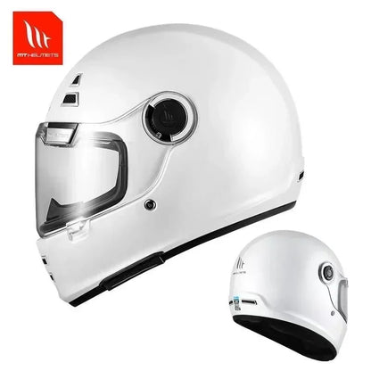 MT Jarama Retro Motorcycle Helmet DOT ECE Certification Full Face Racing Off Road Helmet Cascos Para Motos Capacete Casco Moto
