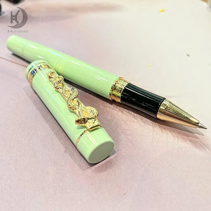 JD 957 Anniversary Tradeshow Giveaways Gift Snake Clip Colorful Fountain/Rollerball Pen,Luxury Souvenir Writing Pen