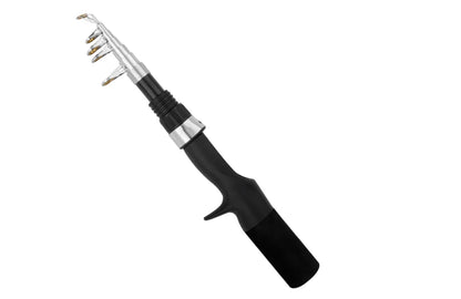 1.15m Portable Mini Telescopic Short Spinning Fishing Pole Pocket Travel Fishing Rod For Saltwater Freshwater Fishing Accessorie