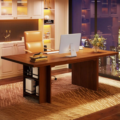 Computer Desk,Modern PC Table, Office Table, Work Table, Dining Table with Storage for Home Office, Desks, Conference Table