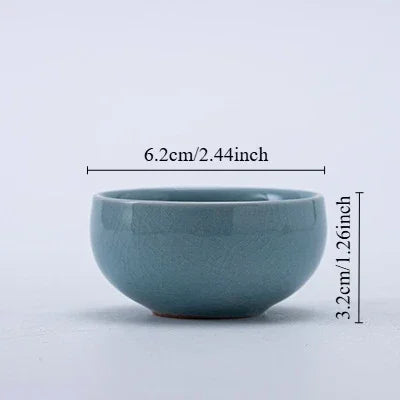 Ge Yao Ceramic Teapot teacup manual Chinese ice crack split teapot can raise Xishi tea pots household Kung Fu tea pot