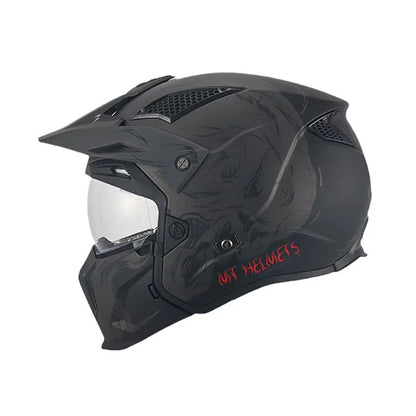 Modular Helmet for Motorcycle Matt / Gloss Mt Original Motocross Helmets Streetfighter Sv Half Open Face Maxvision Tech M-3Xl
