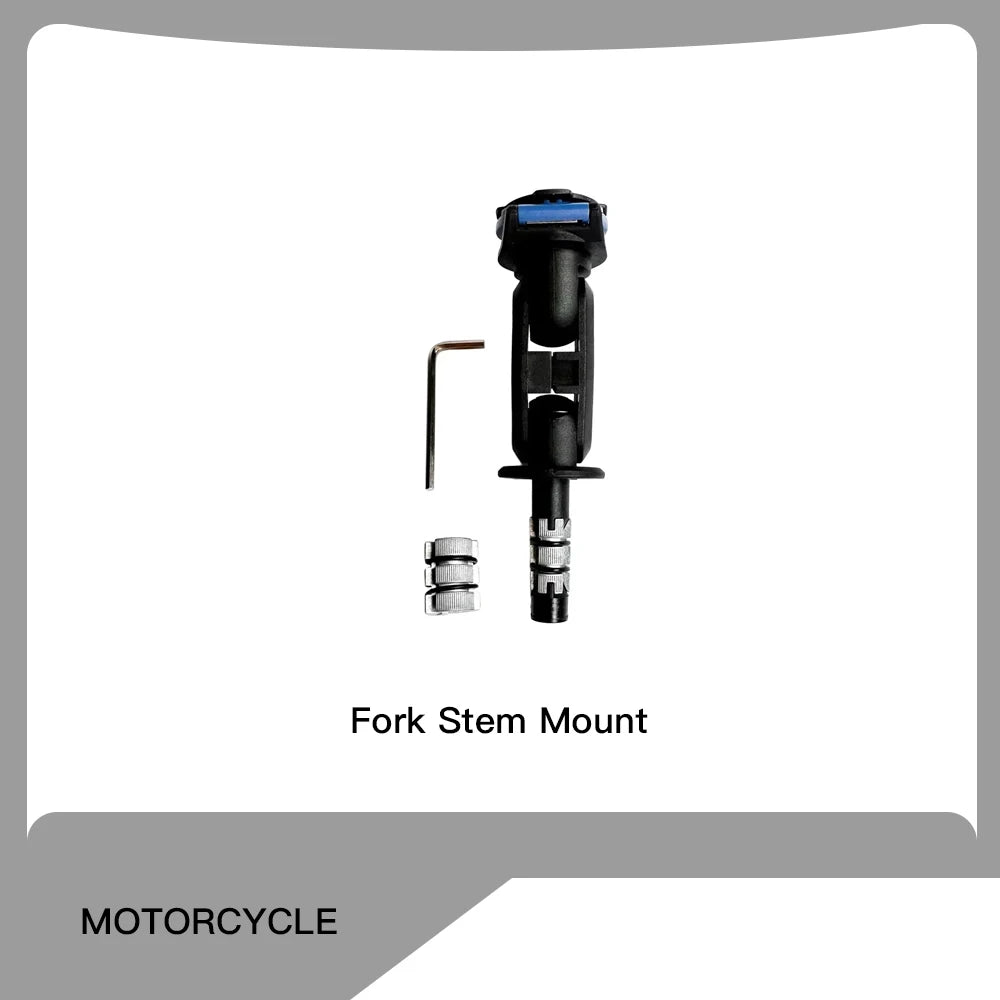 Motorcycle Handlebar Stem Fork Mount Holder Phone Mount Vibration Dampener MAG Universal Adaptors Wireless Charger Mirror Brake