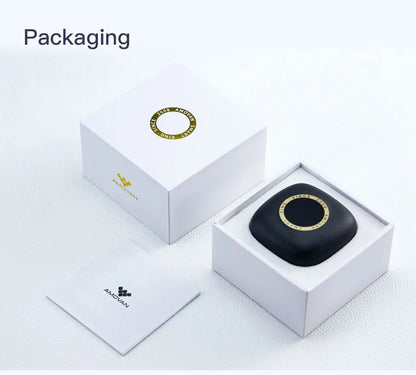 Amovan Nova Smart Ring Premium Quality AI Analysis GPS Sports Mode Heart Rate Blood Oxygen Stress Sleep Temperature Monitor