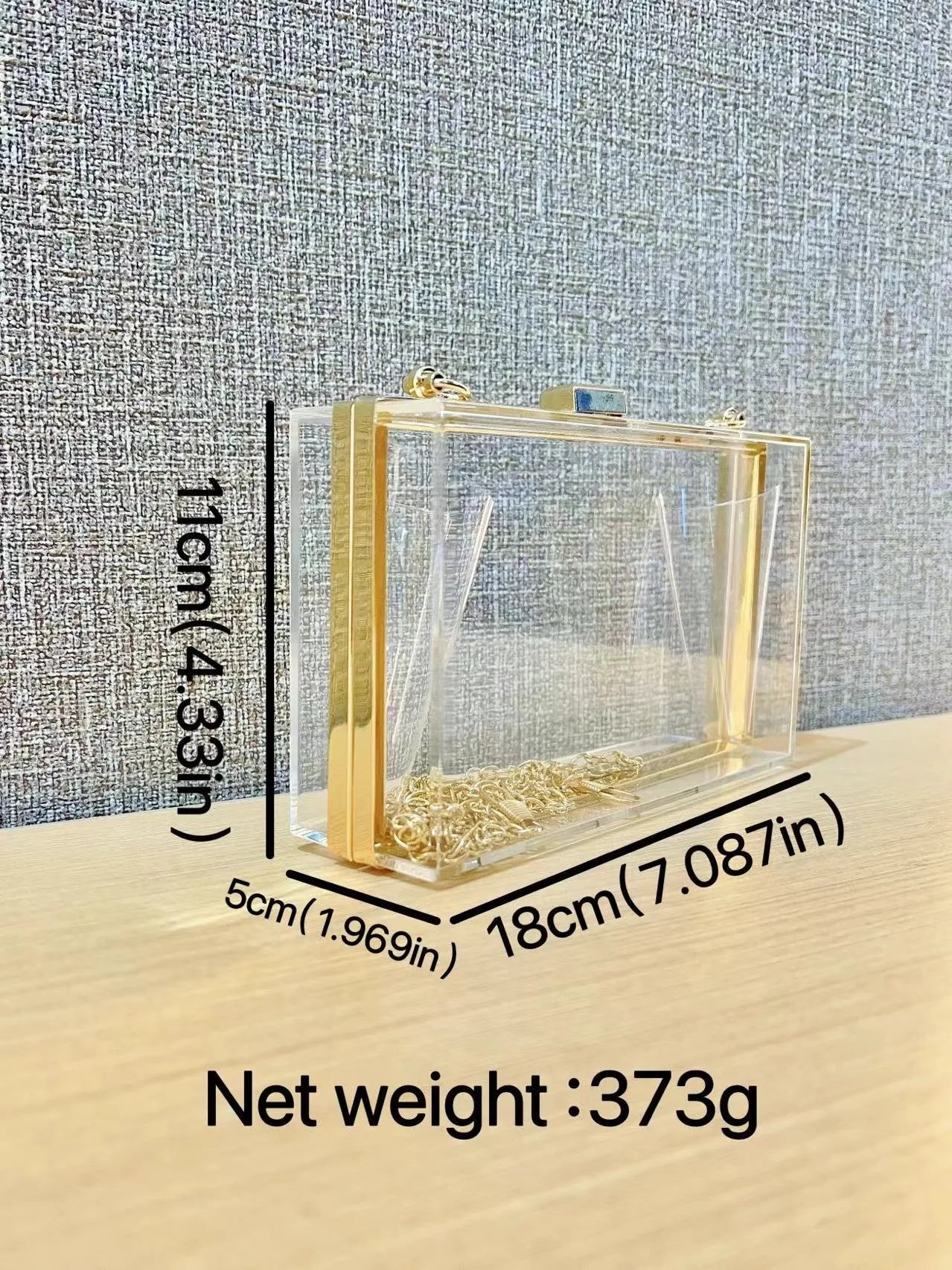 2025 New Clear Acrylic Small Flap Shaped Bags Women Trendy Chain Shoulder Crossbody Bags Women's Niche Design Novelty Purse