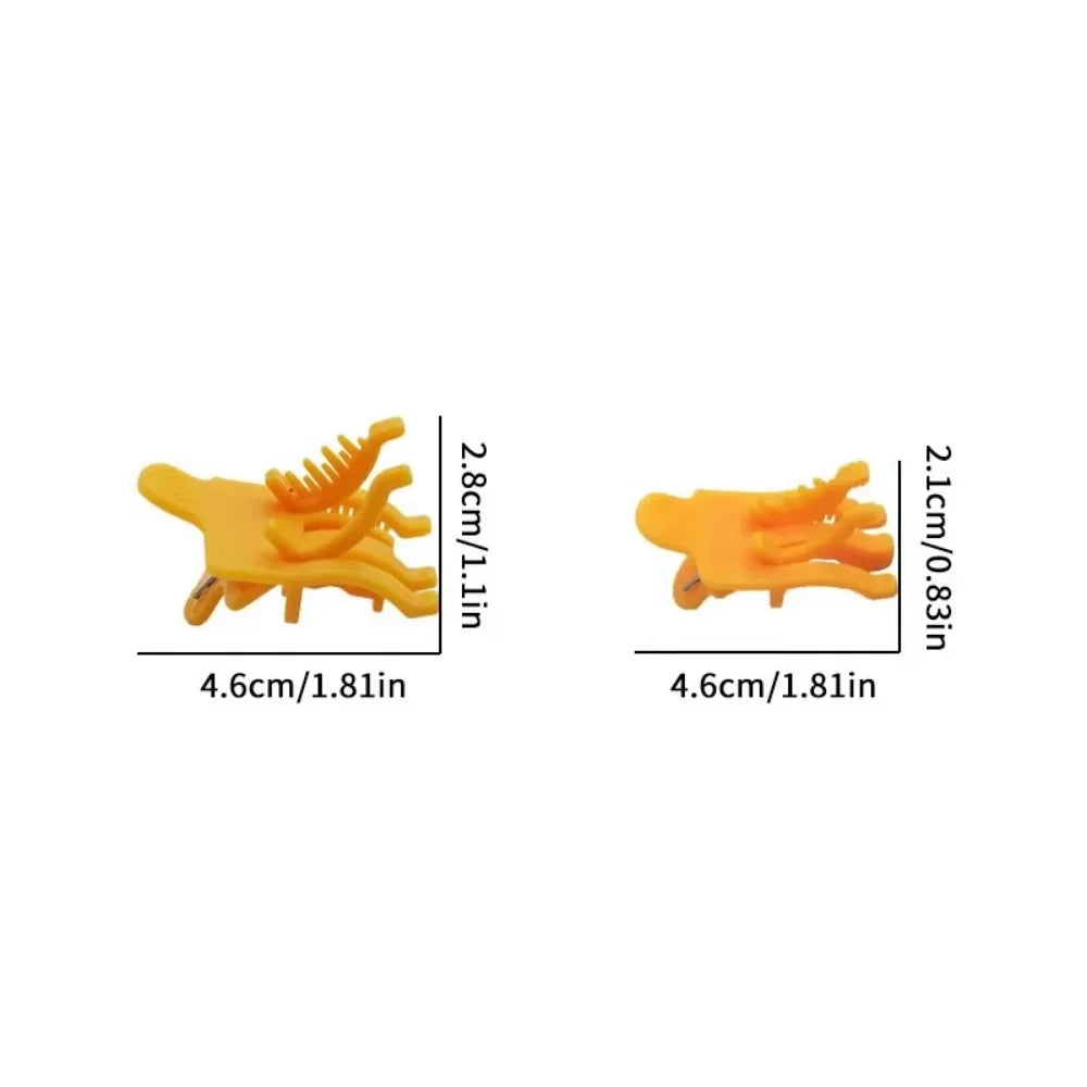 10Pcs New S/L Perm Hair Clip Reusable Hair Curl Barbershop Hook Loop Hair Rollers Styling Clamps Men
