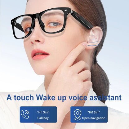 4K HD AI Smart Glasses Chat GPT Bluetooth Call Music Headphones With Camera Recording Voice Assistant Sunglasses for Women Men