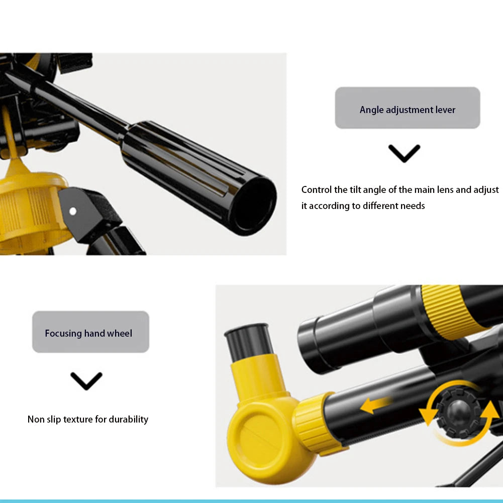 40 X Lens Astronomical Telescope Multi-Coated Optics Smart Digital Telescope with Tripod Kids Astronomy Telescope for Gift