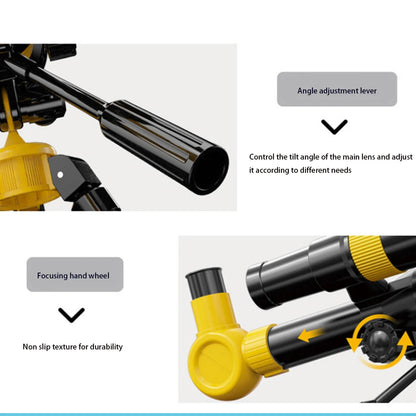 40 X Lens Astronomical Telescope Multi-Coated Optics Smart Digital Telescope with Tripod Kids Astronomy Telescope for Gift