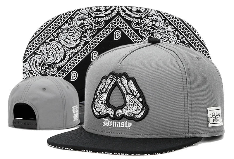 Classic Snapback Hat Cap Hip Hop Style Flat Bill Blank Adjustable Size