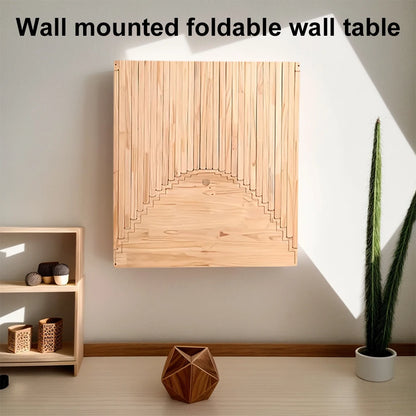 Folding Desk Fashionable Invisible Computer Table Solid Wood Creative Hanging Wall Folding Table Computer Folding Table