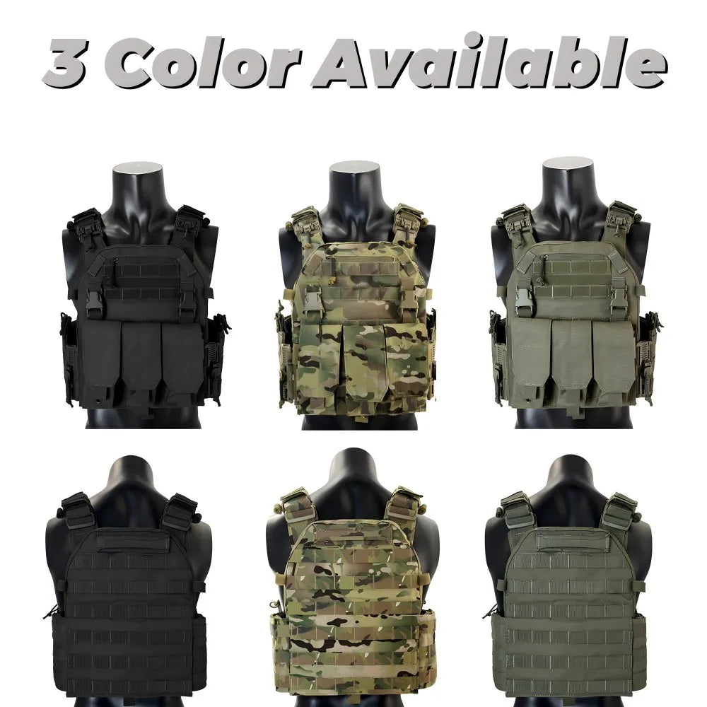 EMERSONGEARS 1000D Nylon Fabric Quick Releaseable  6094 tactical vest with Triple magazine pouch 094K style  Tactical vest