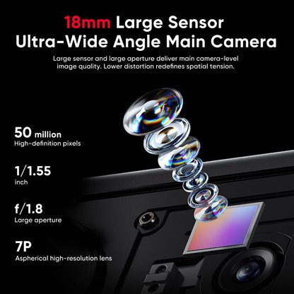 nubia Z80 Ultra 5g Smartphone Global Version Snapdragon 8 Elite Gen 5 6.85'' 144Hz Oled Display 7200Mah 90W Fast Charging 64Mp