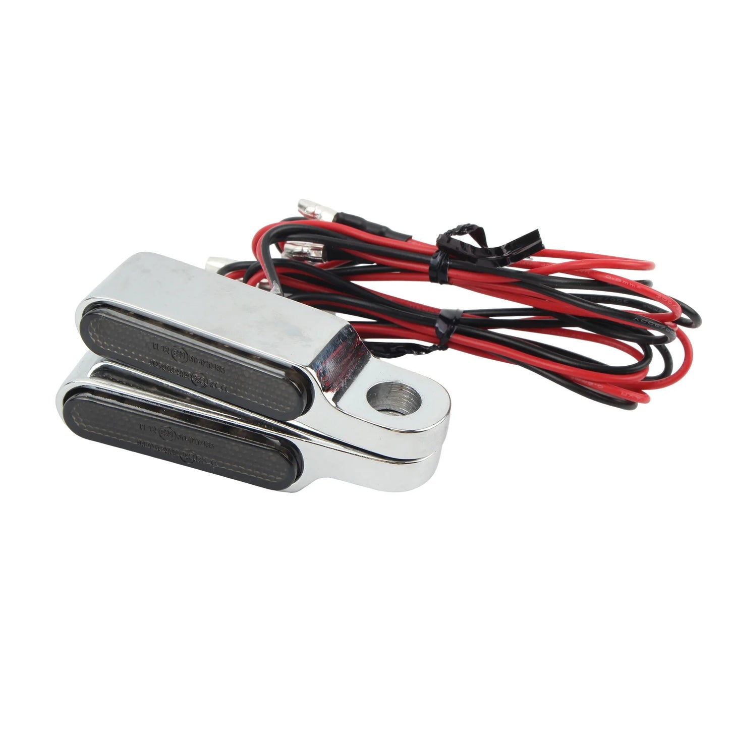 12V Mini 6 LED E24 Motorcycle Turn light Taillight Handle Bar Direction Warning Indicator Bumper Motocross Flash Side Lamp
