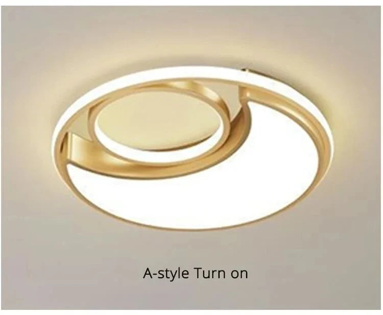 Modern LED Ceiling Light Minimalist Bedroom Lamp Home Decor Ceiling Chandelier Children's Room Lustre Living Room Lights Fixture