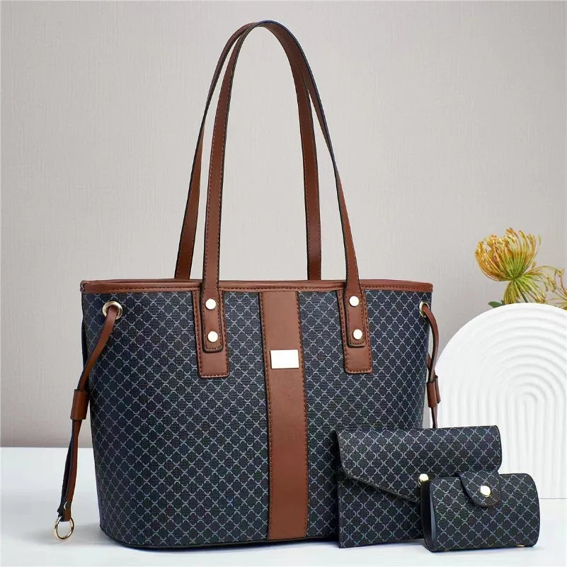 Luxury Brand Designer Women'S Handbag Fashion New Large Capacity Shoulder Bag Classic Retro Crossbody Bag Commuting Tote Bag