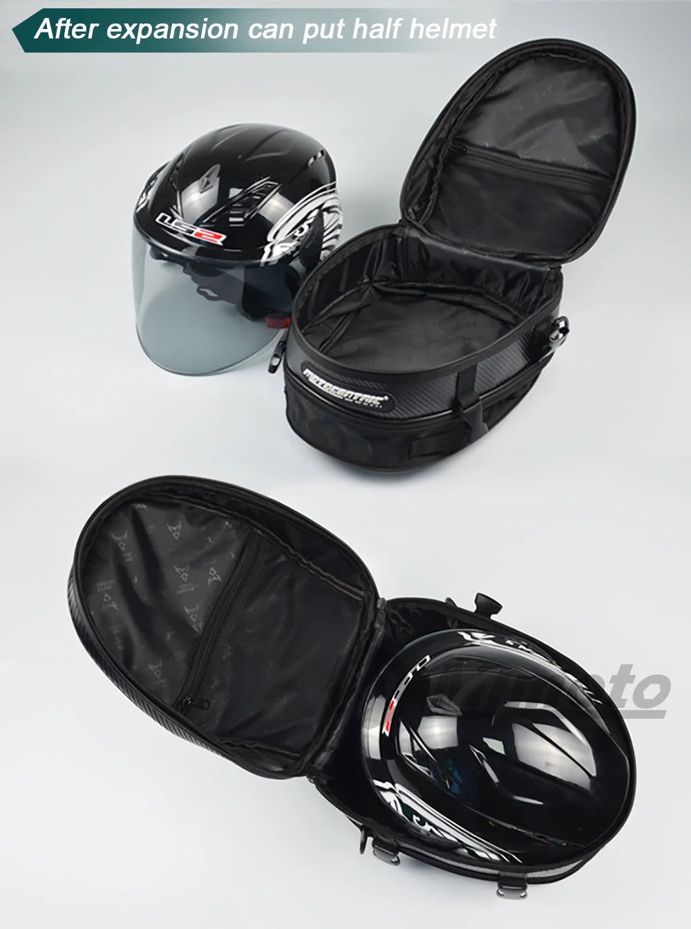 Motocentric Waterproof Motorcycle Tail Bag Multifunction Motorcycle Rear Seat Bag High Capacity Motorcycle Bag Rider Backpack