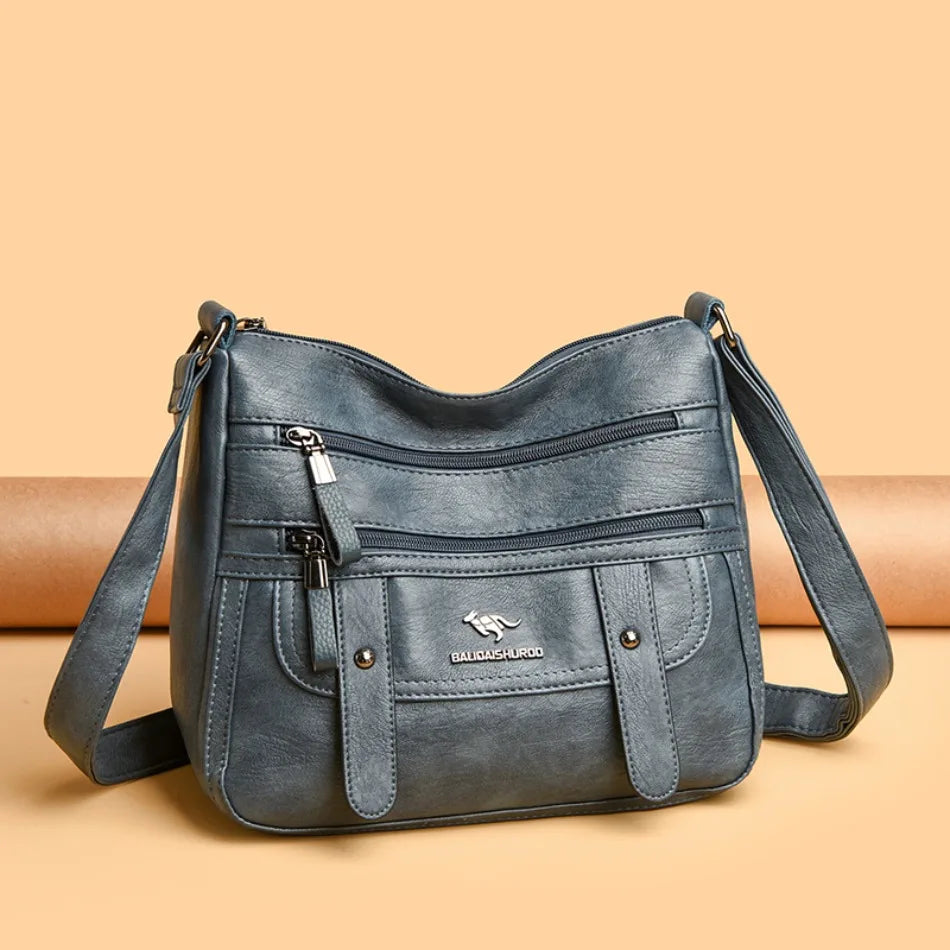 High Quality Pu Leather Messenger Crossbody Bags for Women Luxury Designer Hand Bags Purses Ladies Shoulder Bags Sac A Mian 2025