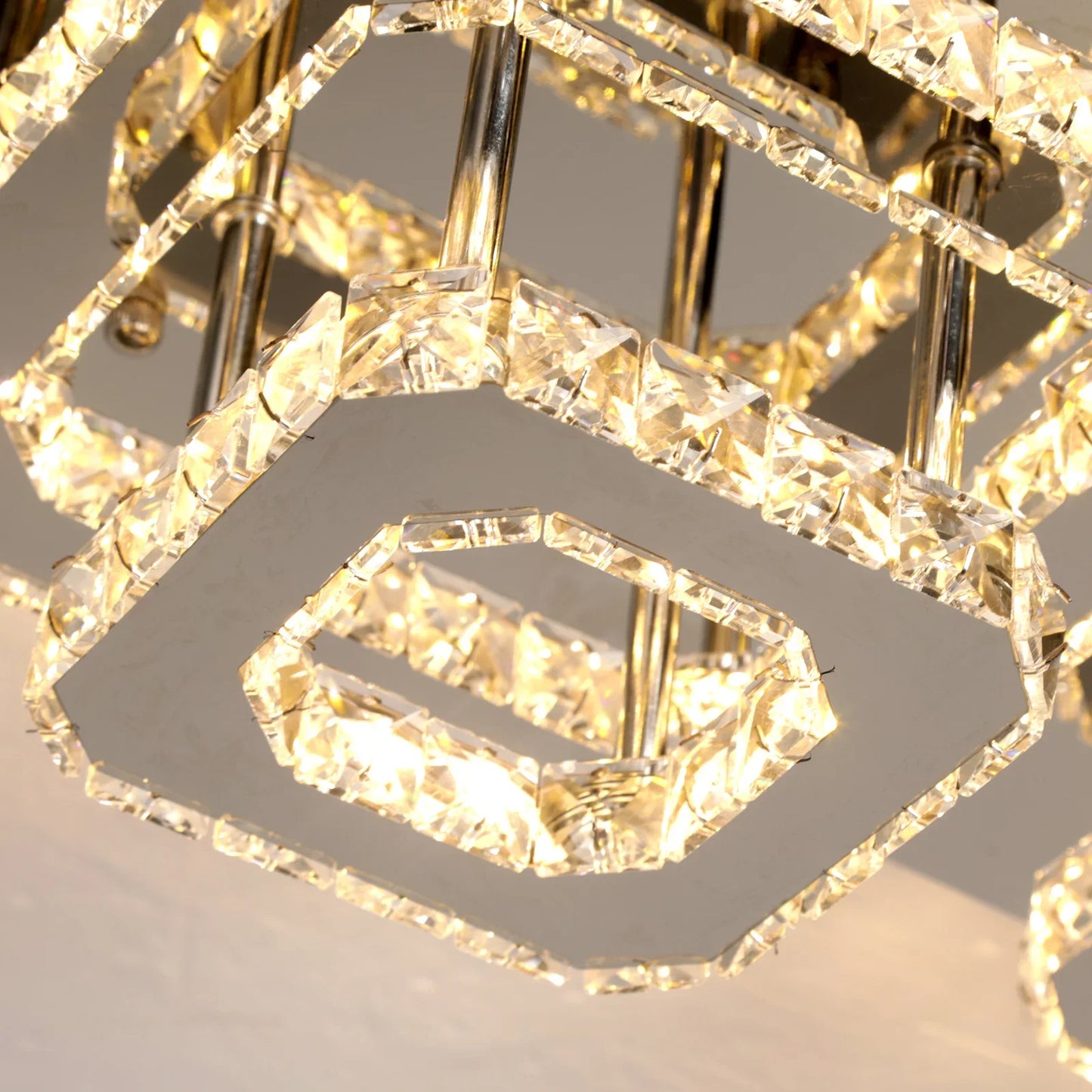 Crystal Ceiling Light Modern Crystal Led Chandelier Luxury Pendant Lighting  Home Decor Lamp Living Room Indoor Fixture Bedroom