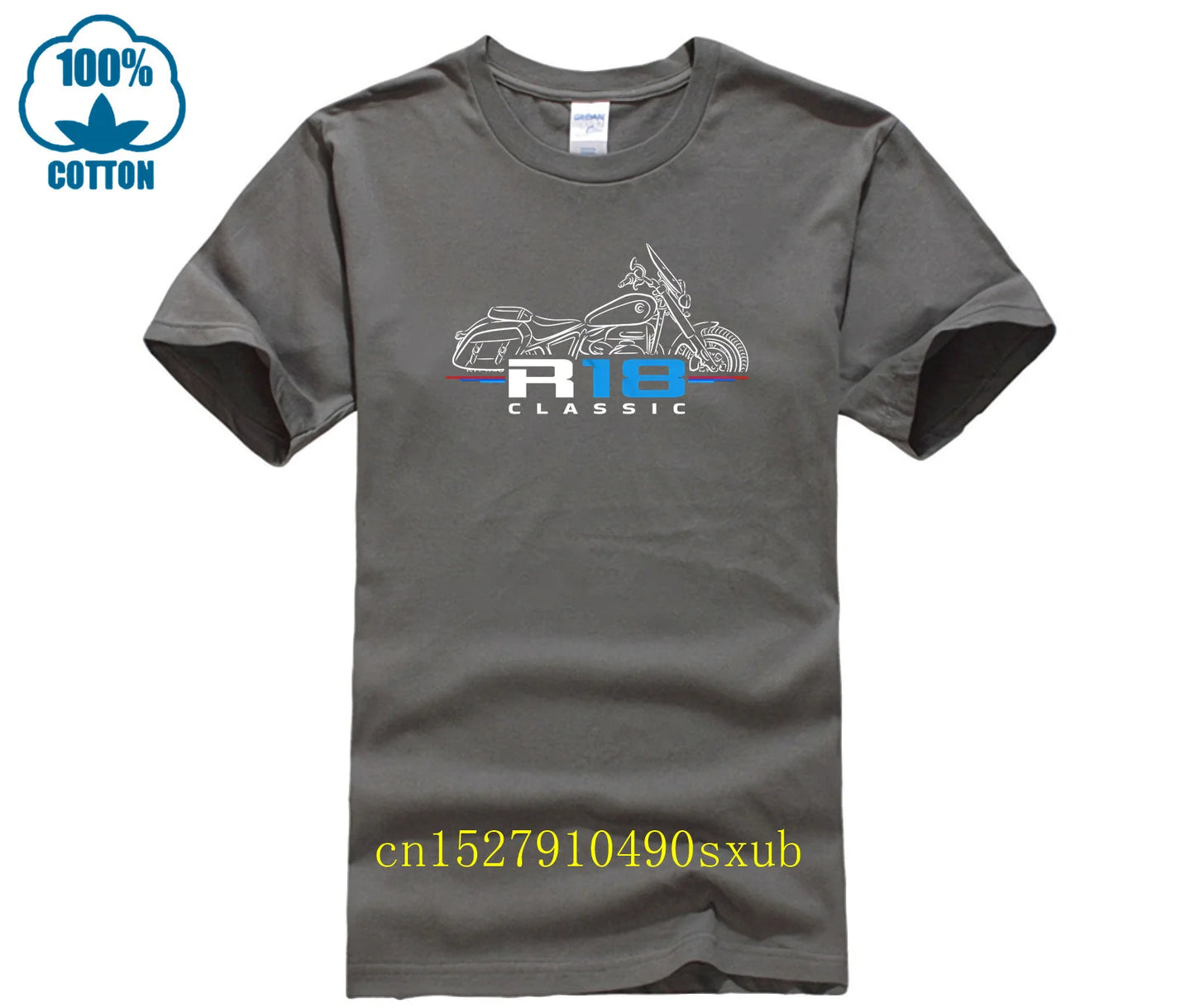 Men T Shirt Casual R18 Classic Motorcycle T-shirt Graphic Summer Short Sleeves 100% Cotton S-4xl Cool Tee