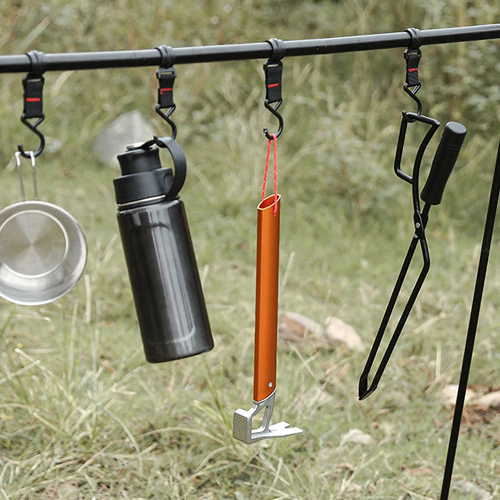 Camping Hiking Tent Accessories Camping Tent Accessories Kit with Reflective Camping Rope for Camping Hiking Garden Ground