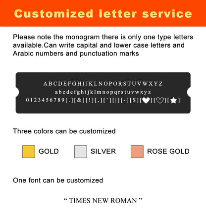Customized letters, genuine cowhide leather, women's ultra-thin card wallet, women's short envelope, women's wallet