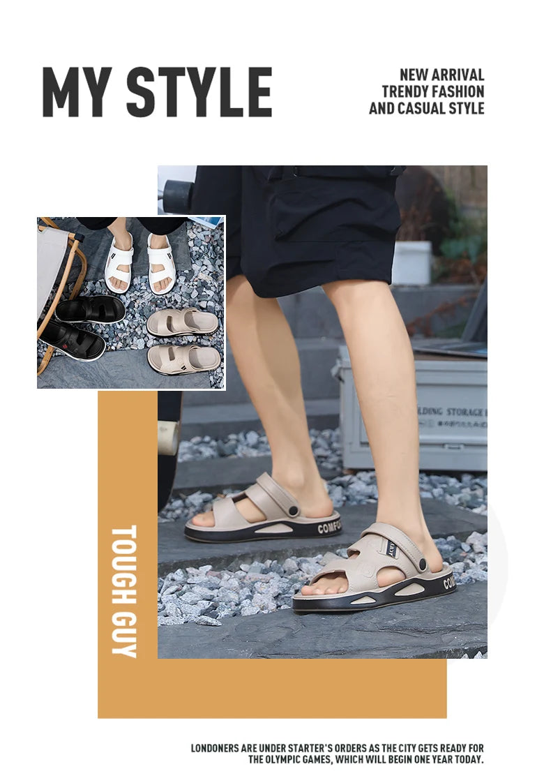 Men Summer Sandals Outdoor Ultralight Slippers EVA Non Slip Orginal Sandals Platform Beach Fashion Slides High Quality Shoes