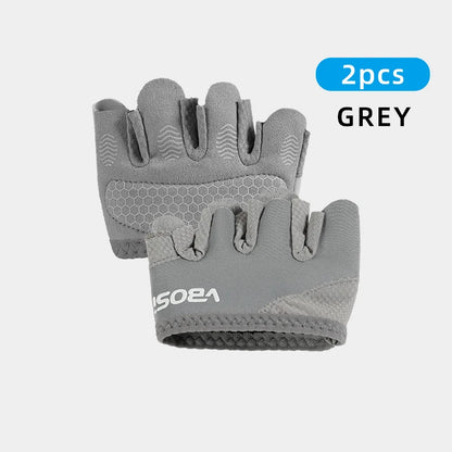 VBOSi Breathable Anti-Slip Four-Finger Sports Gloves – Training Grip Gloves for Gym, Cycling & Daily Workouts