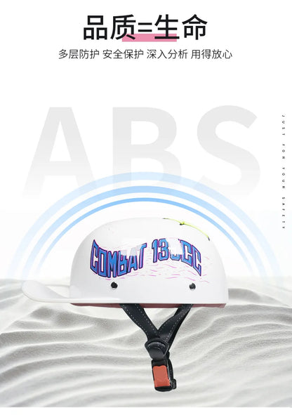 Baseball Cap Motorcycle Helmet Street Touring Half Helmet For Bike Cruiser Chopper Moped Scooter DOT Approved Moto Helmet