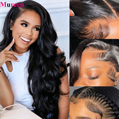 250% Density Long Body Wave 13x6 Lace Frontal Wig Human Hair For Women Pre Plucked 100% Human Hair Wigs 13X4 HD Lace Front Wig