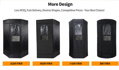 Sauna Room Sweat Steamer Box Household Mobile Folding Sauna Box Sweating Fumigation Dry Steaming Wet Steaming