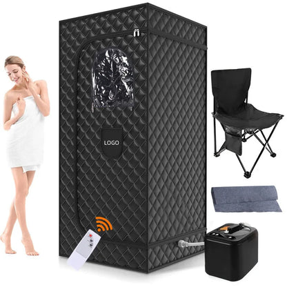 Sweat Steam Box, Home Full Body Sauna Box, Folding Portable Sweat Steam Room