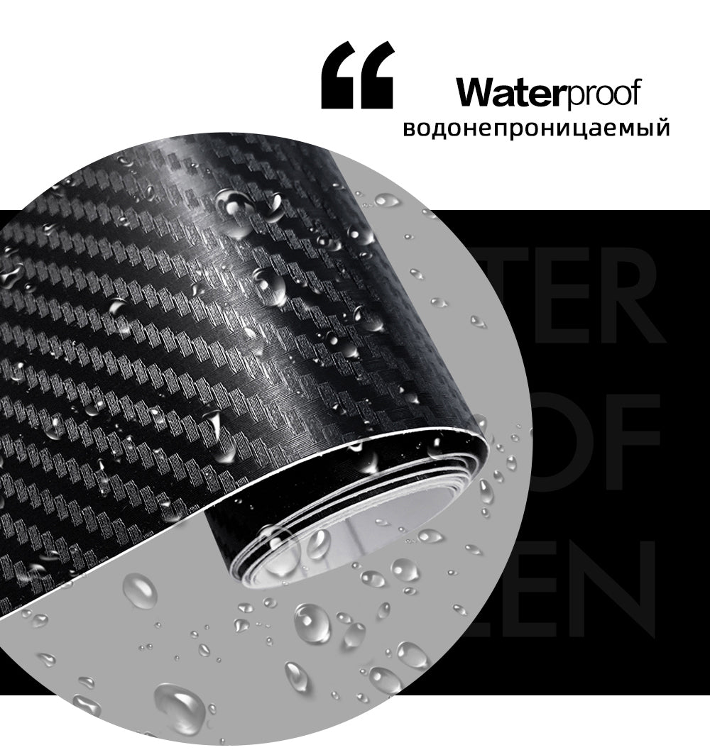 127cm 3D Carbon Fiber Vinyl Wrap Car Exterior Protection Motorcycle Waterproof Vinyl  Auto Styling Film for Cars Accessories