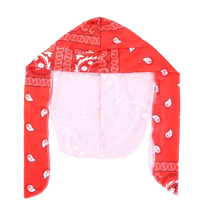 New Paisley Print Hip Hop Turban Cap Elastic Head Wraps Breathable Casual Durags Candy Color Durag Unisex Bandana Pirate Hats