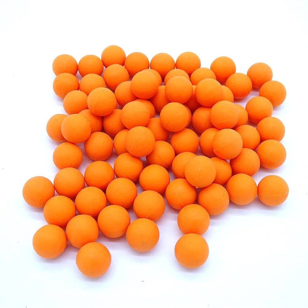 100 X .68 Cal Paintball Kinetic Round for Self Defense - Reusable .68 Caliber Nylon Balls for Byrna SD and T4E HDR