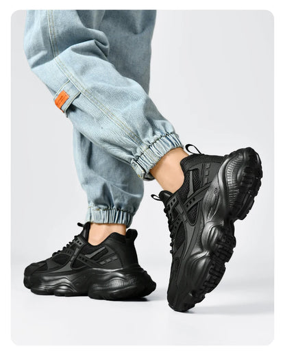 Men's Sneakers Casual  Athletic Walking Sneakers Male Black High Quality Trend Platform Running Basketball Shoes For Men 2025