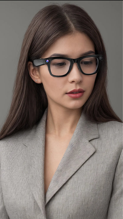 Hiwego New  Smart AI Glasses 800W pixel AI Shooting Camera HD Photo Video Voice Call Translation  Bluetooth Glasses For xiaomi